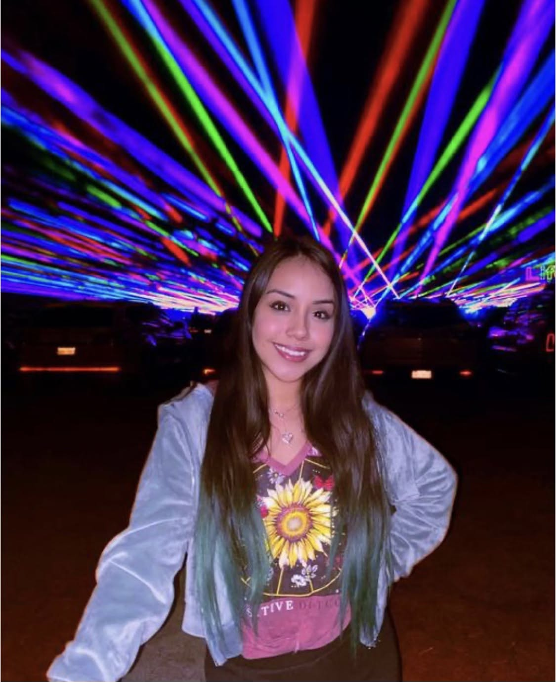 Laser Light Show USA — outdoor laser light show at night